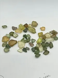 Identification des graviers gemmifères