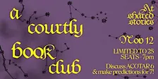 a Courtly Book Club