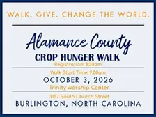 Alamance County CROP Hunger Walk