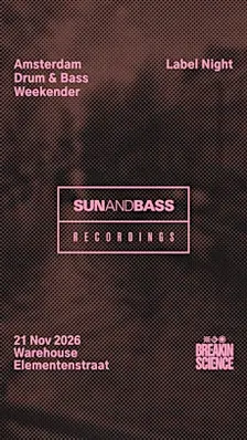 SUNANDBASS Recordings Amsterdam