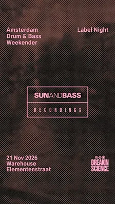 SUNANDBASS Recordings Amsterdam