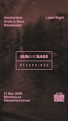 SUNANDBASS Recordings Amsterdam