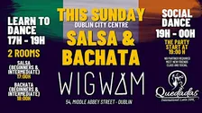 Every Sunday Salsa & Bachata Classes & Social in WIGWAM - 2 ROOMS