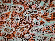 Abstracte Aboriginal Materiekunst
