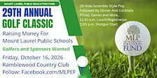 29th Annual MLPEF Golf Classic for Mount Laurel Schools