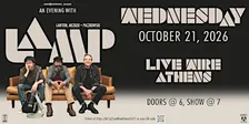 An evening with LaMP featuring Russ Lawton, Scott Metzger & Ray Paczkowski