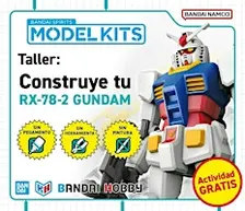 ¡Taller Gundam en Madrid Príncipe Pío! Construye tu RX-78-2 GRATIS