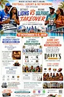 Detroit Lions vs. Miami Dolphins takeover 2026