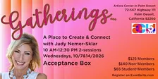 Gatherings: The Acceptance Box: 2 Days with Judy Nemer Sklar