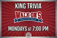 Trivia Night at Walk-On's Sports Bistreaux (Clemson, SC)