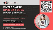 Vivere d'Arte OPEN DAY 2026