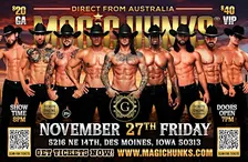MAGIC HUNKS AUSTRALIA TAKEOVER DES MOINES!
