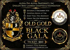 Alpha Phi Alpha, Epsilon Rho Lambda, Old Gold & Black Gala