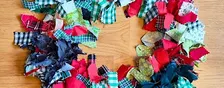 Rag Rug Wreath