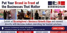 Birmingham B2B Growth Expo 2026 | Book Your Stand At Premier B2B Show