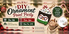 Holiday Ornament DIY Paint Party