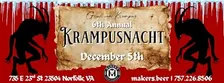 6th Annual Krampusnacht at Maker's Craft Brewery
