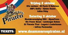 Ammerse Piraten - Vr. 2 okt - Hakkend en op z'n Nederlands het weekend in
