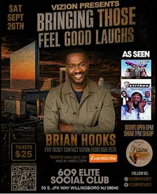 Vizion Presents:  Bringing Those Feel Good Laughs with Brian Hooks