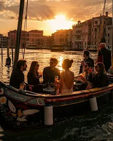 Venice: Sunset Boat Aperitif with Music on the Lagoon