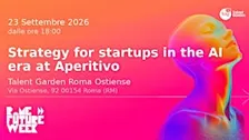 Strategy for startups in the AI era at Aperitivo