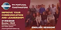 PM PORTUGAL TOASTMASTERS | September 21st | English Session!