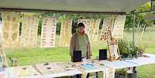 Eco print workshop, lunch & Abdij bezoek