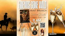 Friendsgiving GONE WILD, a Comedy Paint and Sip