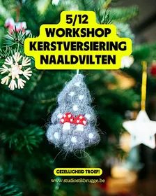 Studio Stik:  Workshop kerstboomversiering naaldvilten