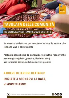 Tavolata delle Comunità di Parco Nord Milano