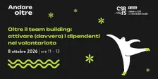 Oltre il team building: attivare (davvero) i dipendenti nel volontariato