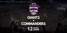 Giants vs. Commanders Fan Zone at MetLife: Food, Drinks & Game Day Vibes!