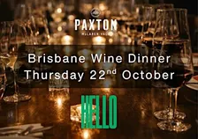 Paxton Wines Brisbane Wine Dinner