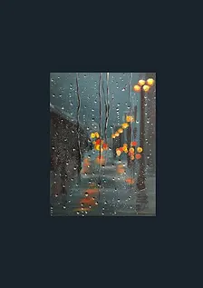 Rainy Window Art Class