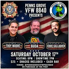 Penns Grove VFW 8840 Presents an Evening of Comedy