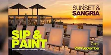 Lisbon: Sangria & Sunset Rooftop Paint n' Sip