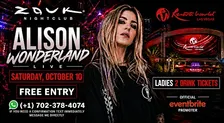 ALISON WONDERLAND LIVE AT ZOUK NIGHTCLUB