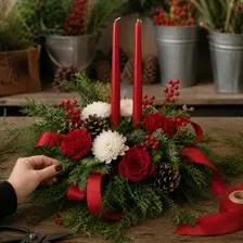 Tinsel Training: Holiday Centerpiece