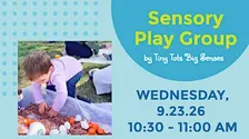 Sensory Play Group by Tiny Tots Big Senses