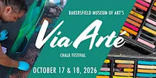 Bakersfield Museum of Art's Via Arté Chalk Festival