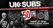 UK Subs (The Final Farewell) / The Steve Ignorant Band / Subhumans Live