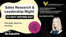 Sales Research & Leadership Night - So geht Vertrieb 2027