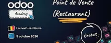 Odoo Academy Point de Vente (Restaurant)- Louvain-la-Neuve
