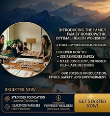 Family Homeopathic Optimal Health Seminar 2027
