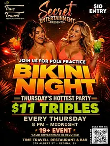 Secret Entertainment Presents: BIKINI NIGHT (Pole Practice)