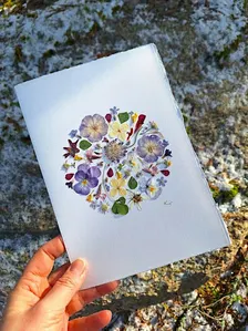 Pressed‑Flower Christmas Card Workshop for Calm, Creative Wellbeing