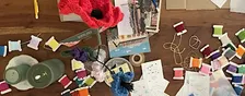 Atelier Broderie sur Carte Postale