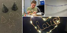 Kerstworkshop voor kinderen: Maak je eigen kerstfiguur van draad!