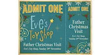 Father Christmas is Visiting Eve's Toy Shop.