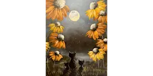 Moonlit Marigolds - Paint and Sip in Tyler | Classpop!™